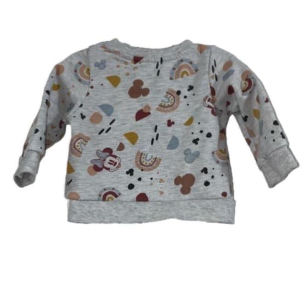 ⭐️3/$20 Disney Junior Minnie Sweatshirt - Size 12M - Grey